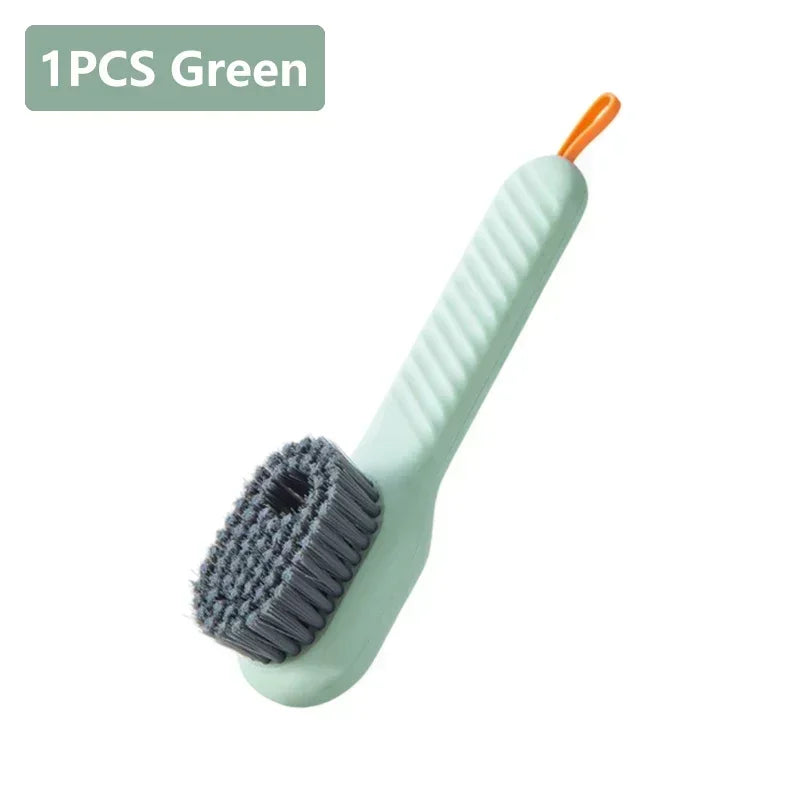 Cepillo con dispensador para zapatillas